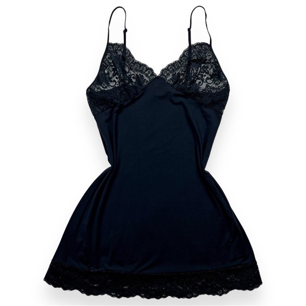 90’s Victoria’s Secret Black Mini Slip Dress